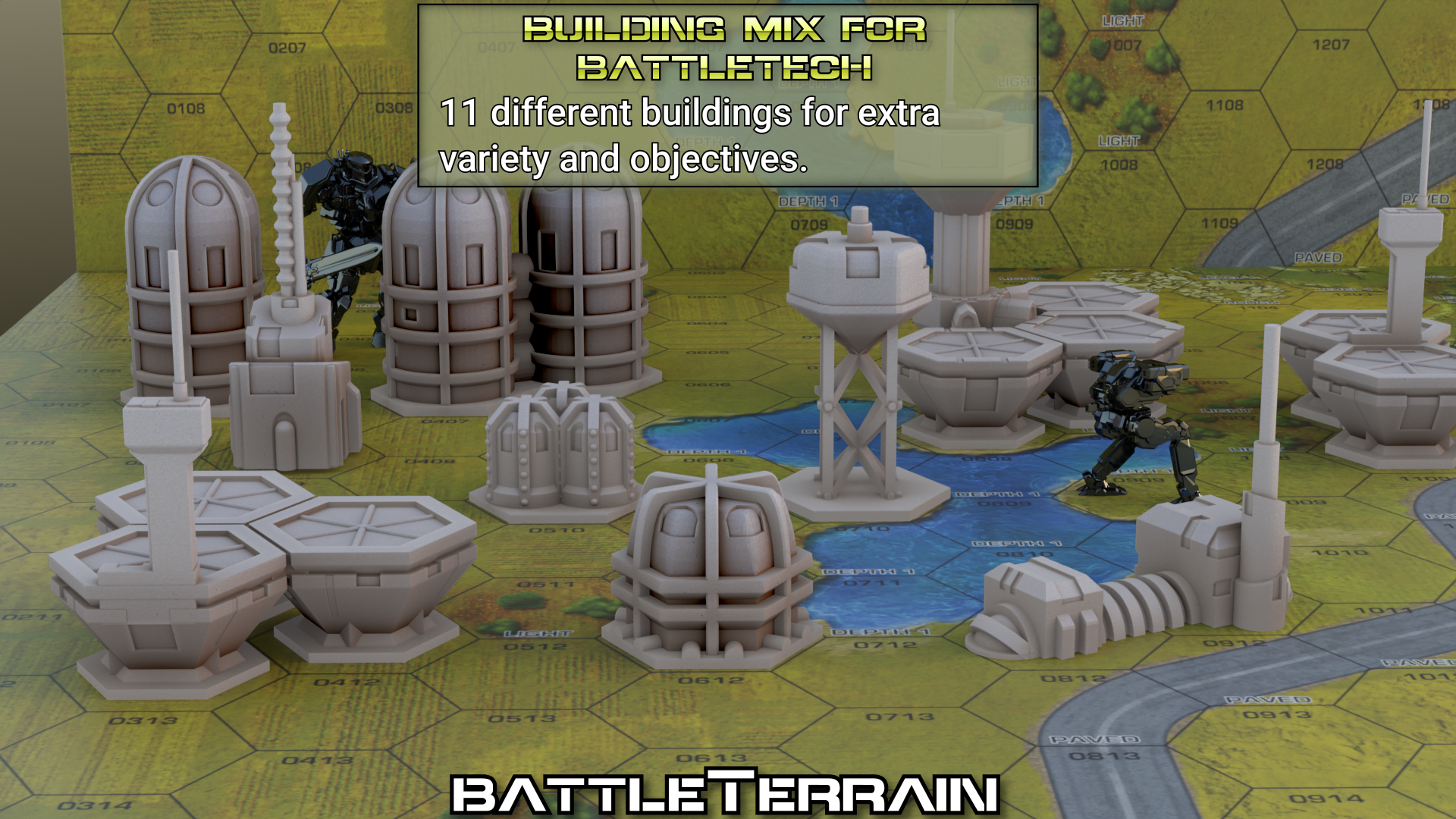 Building mix for Battletech